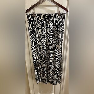 Philosophy Black and White Wide Leg Pants